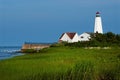 Lighthouse Built On Connecticut Marshland Royalty Free Stock Photo