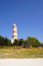 Lighthouse in Bulgaria next to beach Royalty Free Stock Photo