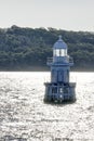 Lighthouse buoy in Sydney Harbor Royalty Free Stock Photo