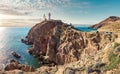 Lighthouse of Cabo de Gata-Nijar Natural Park. Spain Royalty Free Stock Photo