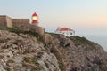 Lighthouse at Cabo Sao Vincente Royalty Free Stock Photo