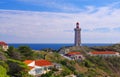 Lighthouse Cap Bear near Collioure Royalty Free Stock Photo