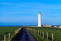 Lighthouse at Cap-dAntifer, Seine Maritime, France Royalty Free Stock Photo