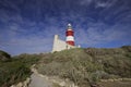 Lighthouse, Cape Agulhas Royalty Free Stock Photo