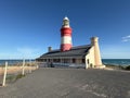 Lighthouse in Cape  Agulhas Royalty Free Stock Photo