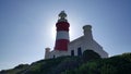 Lighthouse of Cape Agulhas in South Africa Royalty Free Stock Photo