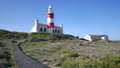 Lighthouse of Cape Agulhas in South Africa Royalty Free Stock Photo