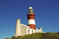 Lighthouse of Cape Agulhas (South Africa) Royalty Free Stock Photo