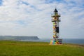 Lighthouse and cape of Ajo, in the autonomous community of Cantabria