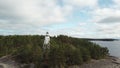 Lighthouse at Cape Besov Nos, Lake Onega