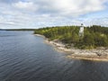 Lighthouse at Cape Besov Nos, Lake Onega