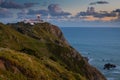 Lighthouse at Cape Cabo da Roca, Cascais, Portugal. Royalty Free Stock Photo