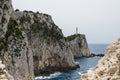 Lighthouse at Cape Lefkatas, Lefkada, Greek Islands, Greece