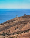 The lighthouse at Cape Meganom.