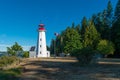 Cape Mudge Lighthouse, Quadra Island, Canada Royalty Free Stock Photo