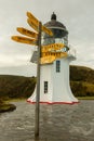 Lighthouse Cape Reinga on the North Island of New Zealand