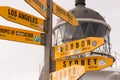 Lighthouse Cape Reinga on the North Island of New Zealand