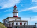 Lighthouse of cape Silleiro, Baiona, Pontevedra, Spain