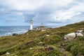 Lighthouse of cape of Tourinan in Muxia, Costa da Morte, Death Coast, Galicia, Spain