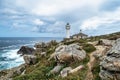 Lighthouse of cape of Tourinan in Muxia, Costa da Morte, Death Coast, Galicia, Spain