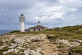 Lighthouse of cape of Tourinan in Muxia, Costa da Morte, Death Coast, Galicia, Spain