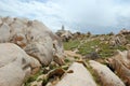 Lighthouse Capo Testa Royalty Free Stock Photo