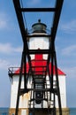 Lighthouse and Catwalk Royalty Free Stock Photo