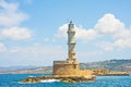 Lighthouse at Chania Crete.