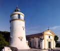 Lighthouse and Chapel at Guia Fort in Macau, China