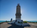 Lighthouse of the Chapel of St. Nicholas. Big Utrish. Russia. Krasnodarskiy Kray.