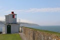 Lighthouse at Charles fort ruins Kinsale Ireland Royalty Free Stock Photo