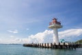 Lighthouse china sytle at Koh Sri-Chang ,Chonburi .