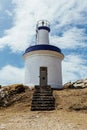 Lighthouse of the cies islands Royalty Free Stock Photo