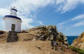 Lighthouse of the cies islands Royalty Free Stock Photo