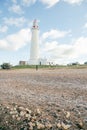 Lighthouse of the city of La Paloma in Rocha in Uruguay Royalty Free Stock Photo