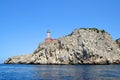 Lighthouse on the cliff.