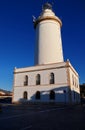 The lighthouse on the coast of Malaga Royalty Free Stock Photo