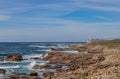 The lighthouse of Corrubedo Royalty Free Stock Photo