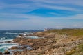 The lighthouse of Corrubedo Royalty Free Stock Photo