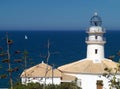 Lighthouse in Cullera Valencia. Royalty Free Stock Photo