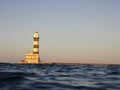 Lighthouse at daedalus reef Royalty Free Stock Photo