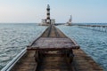 The lighthouse of Daedalus Reef red sea - Egypt Royalty Free Stock Photo