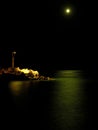 Lighthouse in darkness Royalty Free Stock Photo