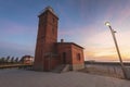 Lighthouse in Darlowek Royalty Free Stock Photo