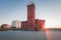 Lighthouse in Darlowek Royalty Free Stock Photo