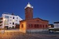 Lighthouse in Darlowek Royalty Free Stock Photo