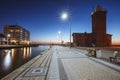 Lighthouse in Darlowek Royalty Free Stock Photo