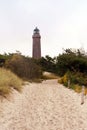 Lighthouse on Darss Royalty Free Stock Photo