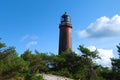 Lighthouse (Darsser Ort) Royalty Free Stock Photo