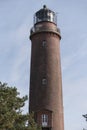 Lighthouse at Darsser Ort Royalty Free Stock Photo